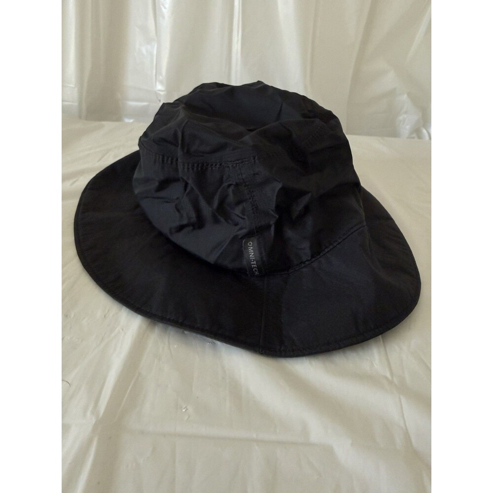 Columbia Omni-Tech Booney Sun Hat Black S/M Wide Brim Waterproof Hiking Fishing